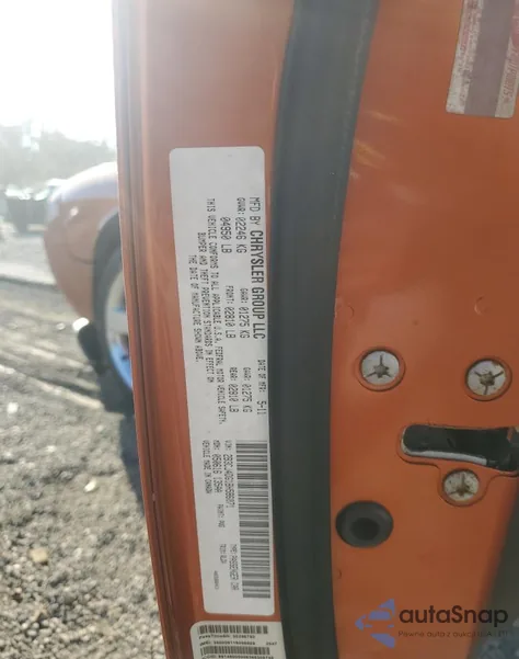 2011 Dodge Challenger из США, поврежденный, VIN 2B3CJ4DG1BH586071